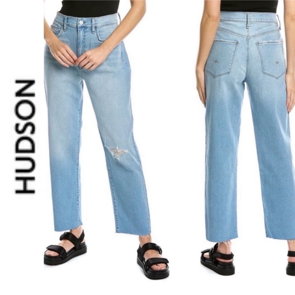 Hudson Kass Stevie High Waist Straight Jeans